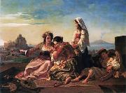 Arab or Arabic people and life. Orientalism oil paintings 591 unknow artist
